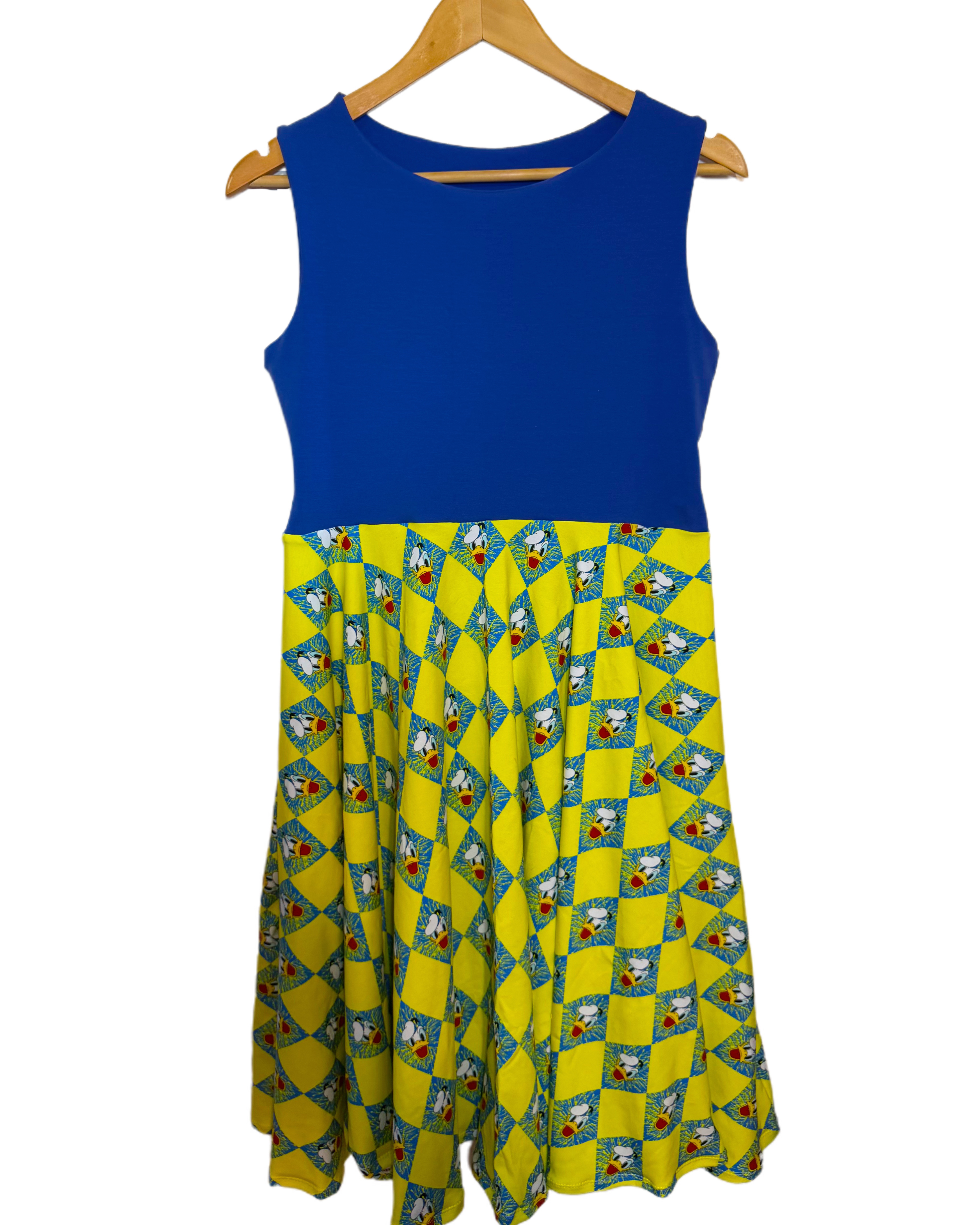 Sleeveless Dress - Plain Bodice