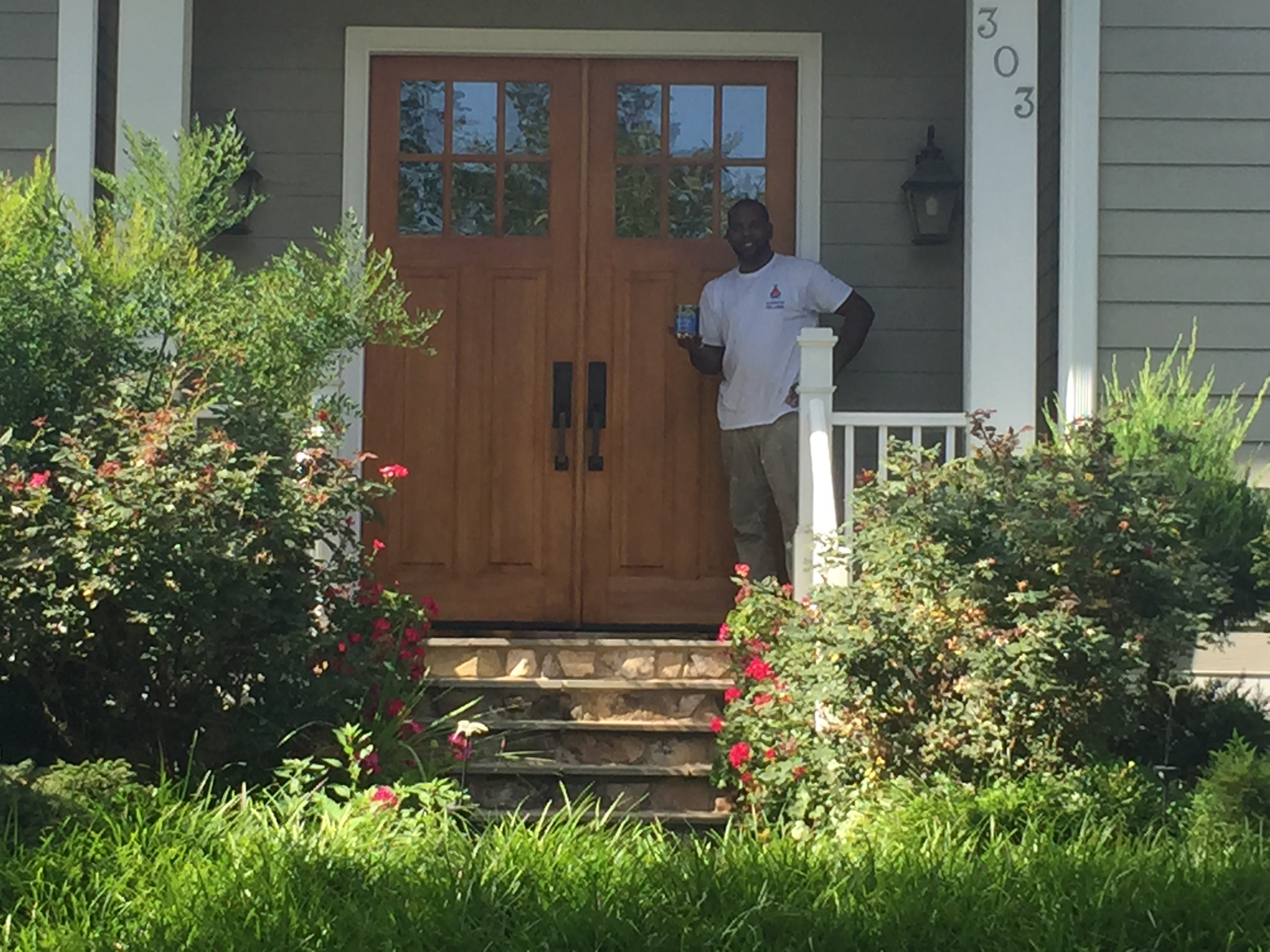 Final Door Stain in Vienna, Va