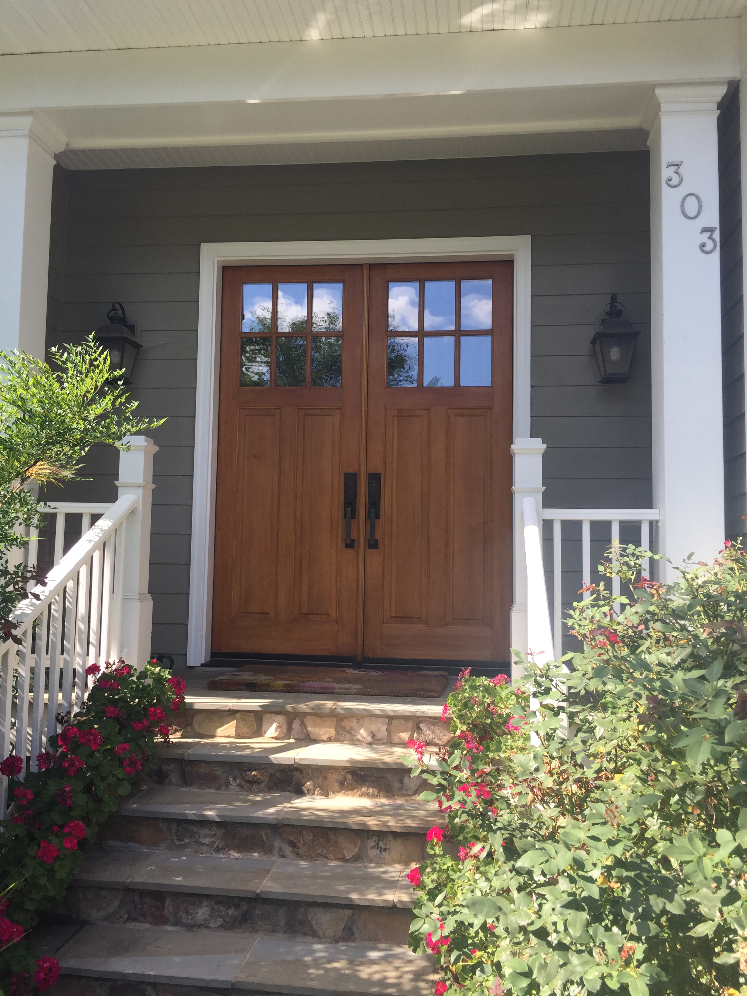 Final Door Stain in Vienna, Va