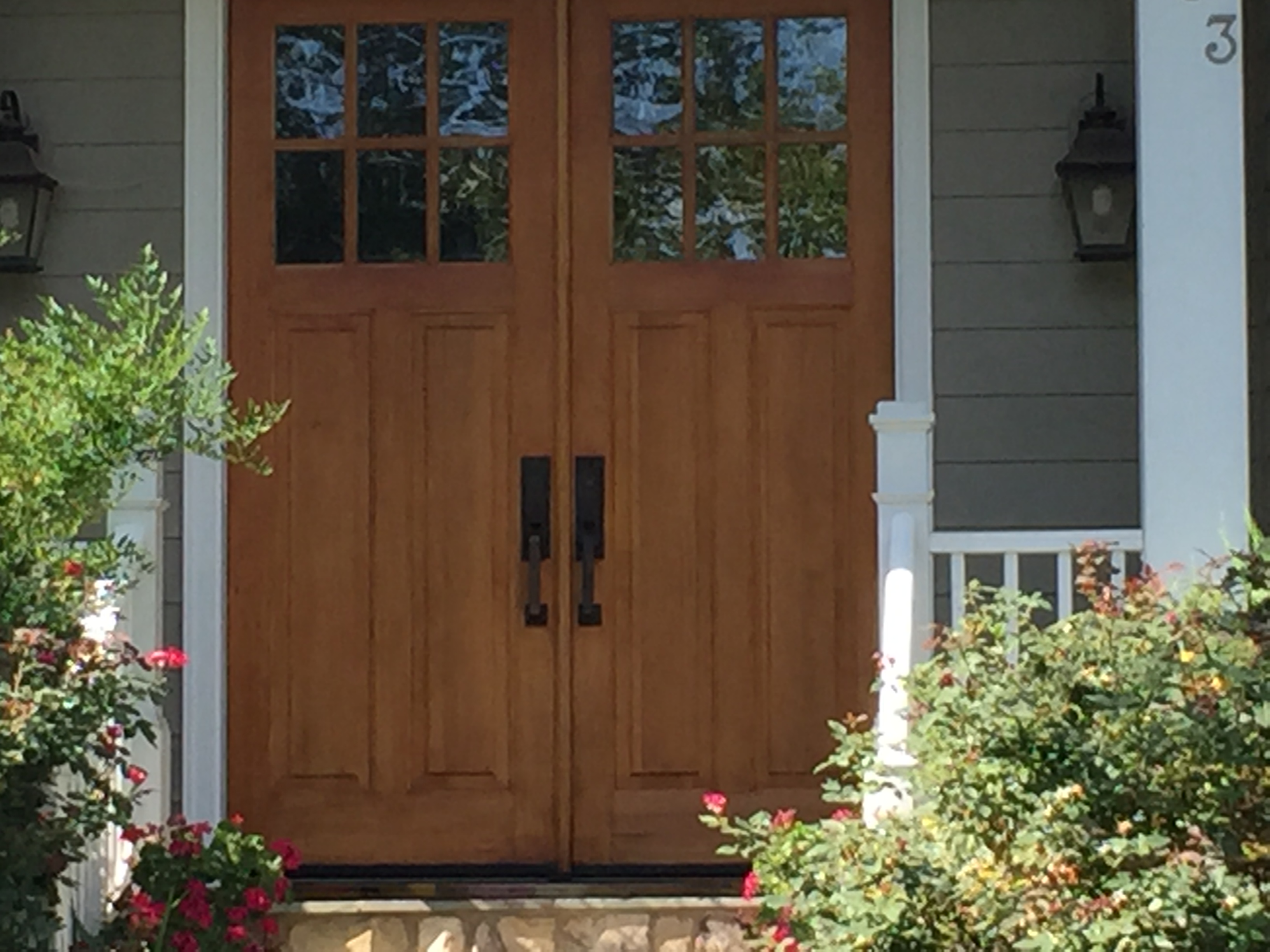 Final Door Stain in Vienna, Va