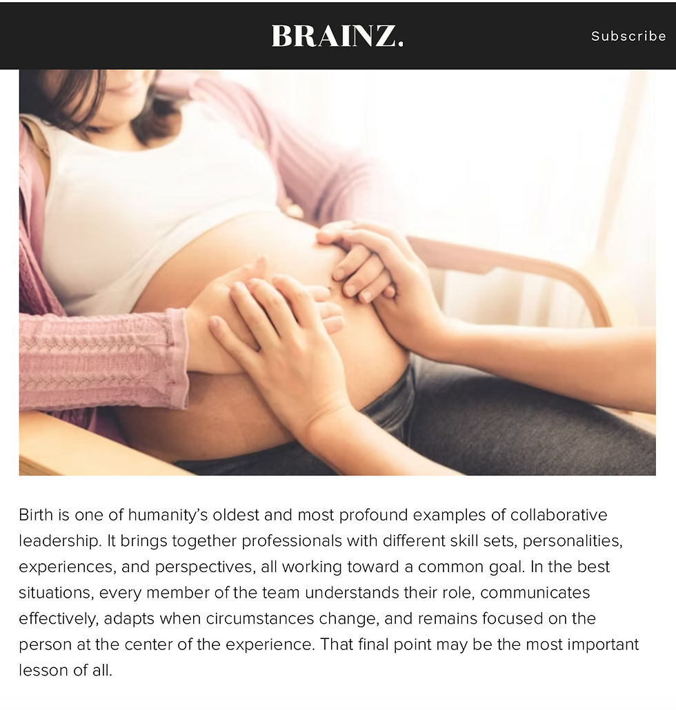 Leadership in the Birth Space