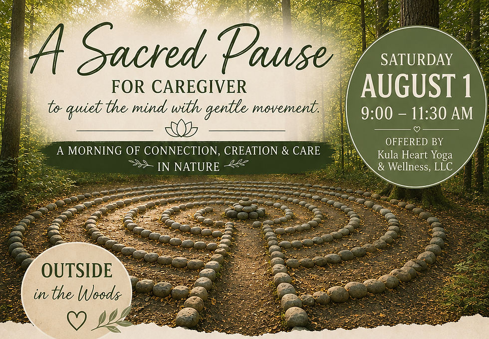 A Sacred Pause for Caregivers and our Community