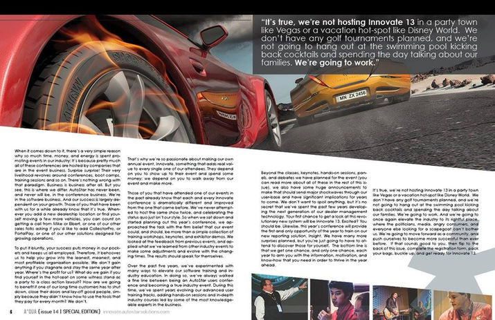 AutStar Solutions A*QUA Innovate 13 spread