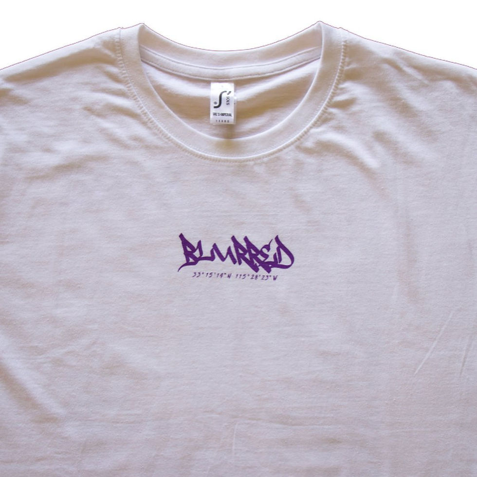 Miniature : T-shirt Blanc/violet Brain Collection