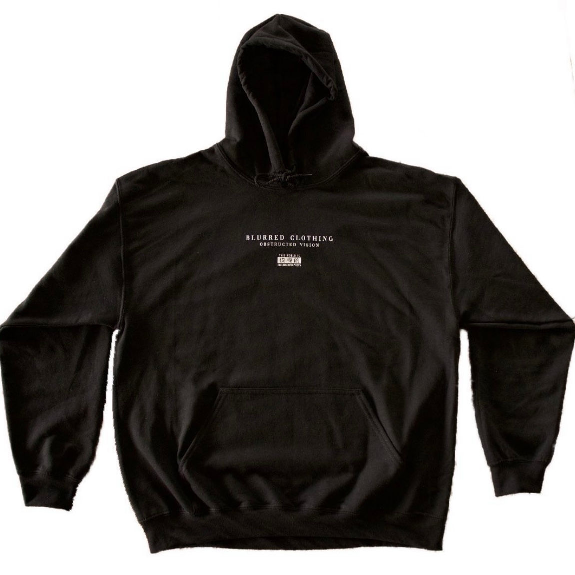 Hoodie Noir Astronaute Blurred Collection