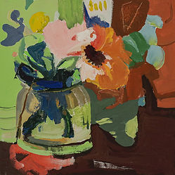 Zang Zong-Son, Withering Delayed, 2021, Acrylic gouache on wooden panel, 30 x 30 cm .jpg