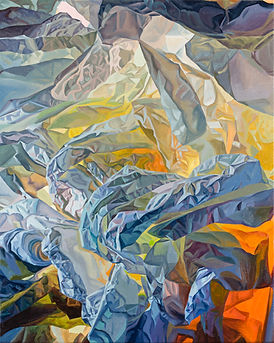 Javier León Pérez, Mystery of life 2, 2023, Oil on canvas, 50 x 40 cm