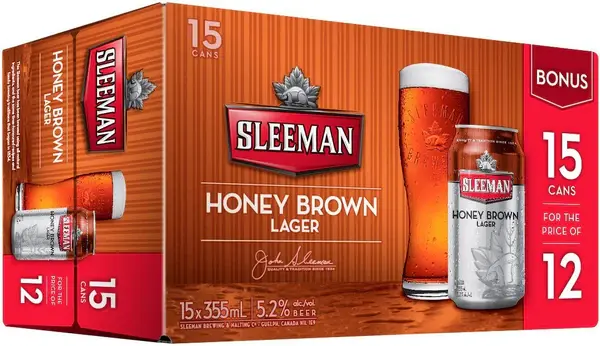 SLEEMAN HONEY BROWN 15PK CANS