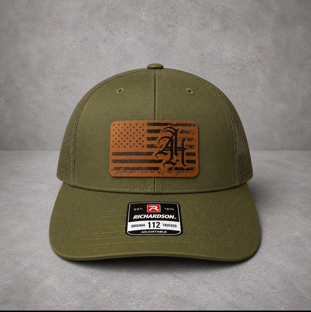 Tactical OD with Brown Flag Patch