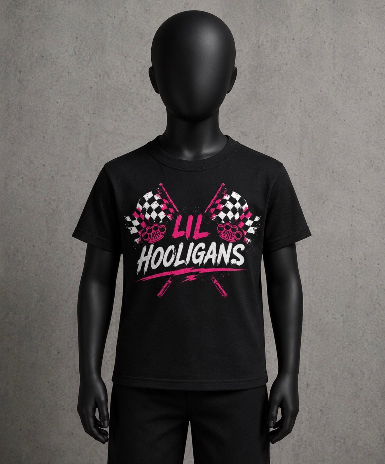Lil' Hooligan Pink Lightning Tee