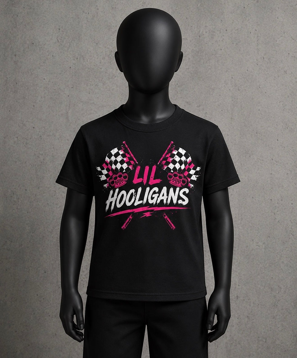 Thumbnail: Lil' Hooligan Pink Lightning Tee