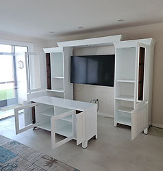AFTER: Entertainment Centre Finish