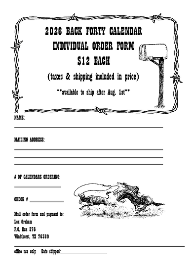 2026 BACK FORTY CALENDAR INDIVIDUAL ORDER FORM.png