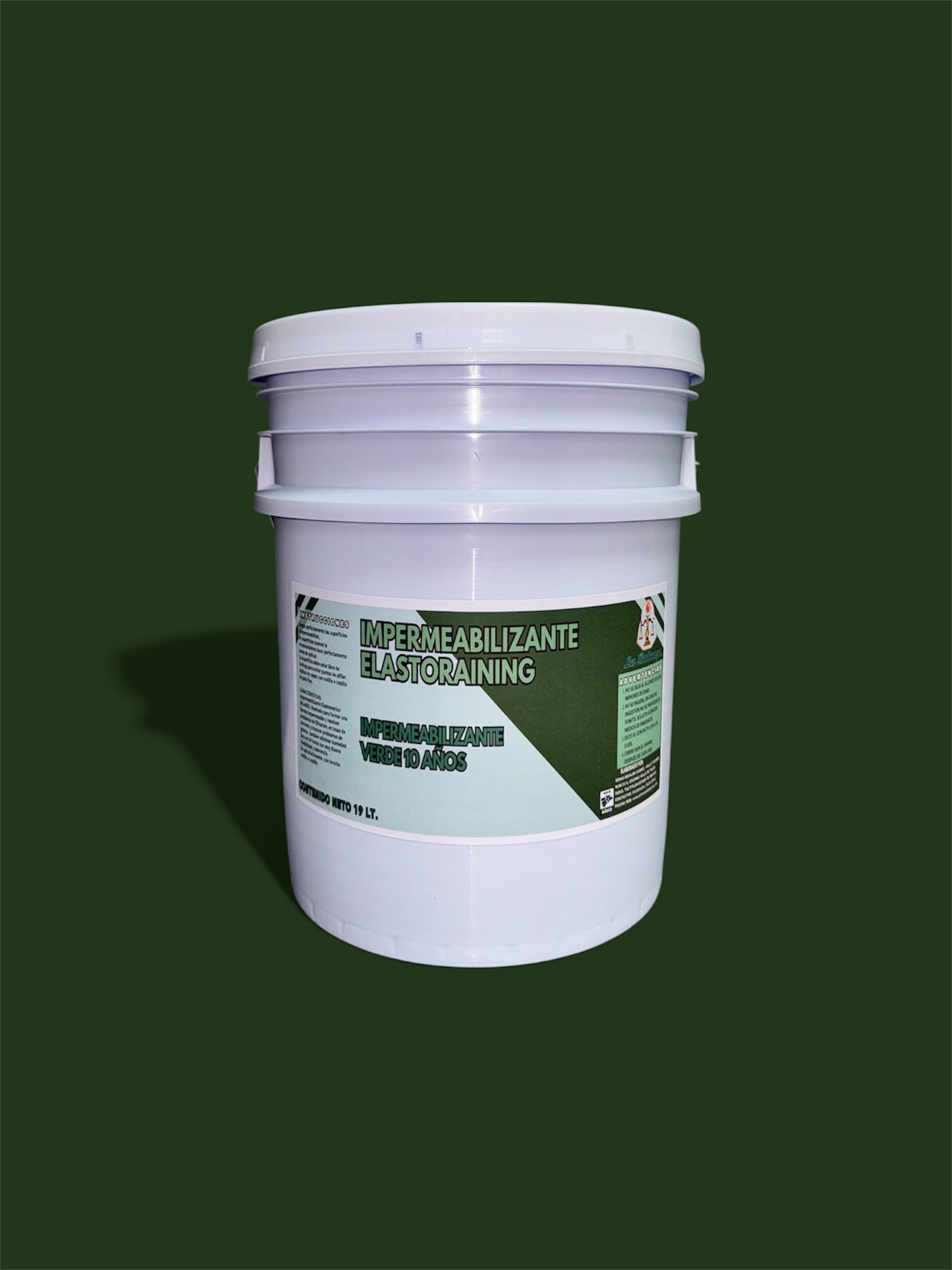 IMPERMEABILIZANTE ELASTOMERICO 10 AÑOS VERDE