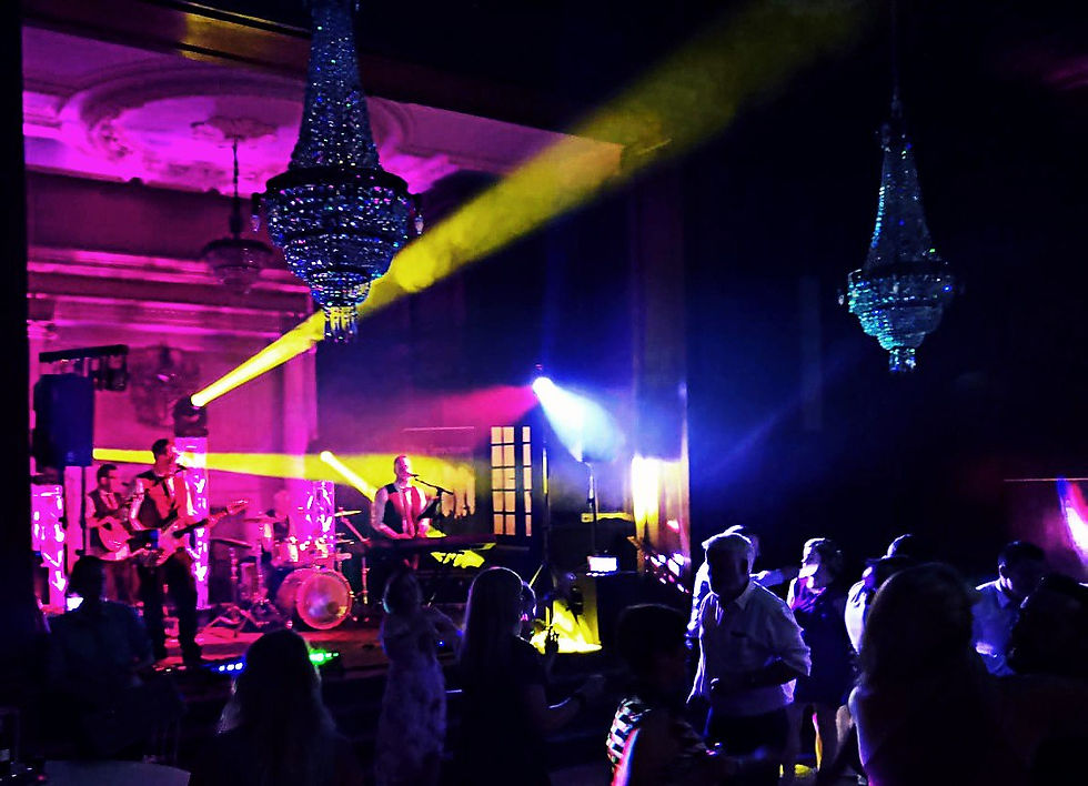 The Spectrum playing their set.