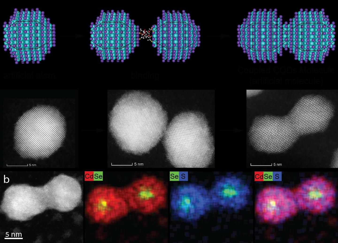 The making of a quantum dot "molecule". @ Meirav Oded and Somnath Koley