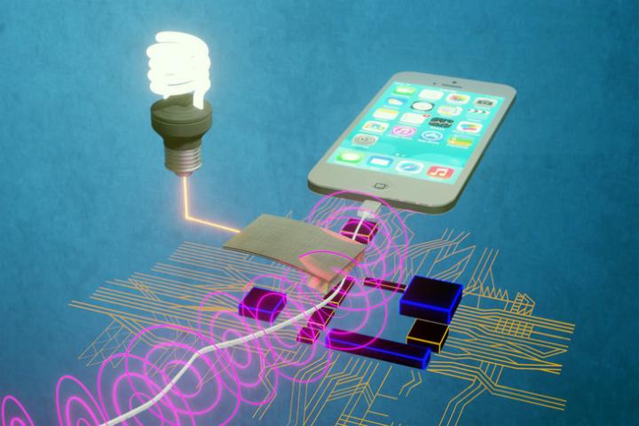 A team of scientists has developed a new mechanism to harvest stray magnetic fields all around us and convert the energy into useful, usable electricity. @ Kai Wang