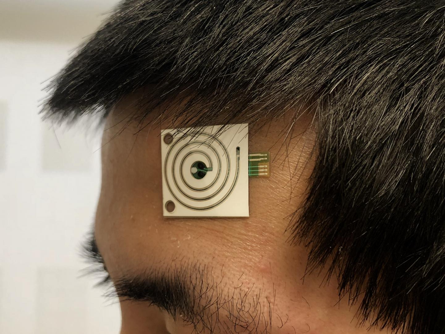 New wearable sensors developed by scientists at UC Berkeley can provide real-time measurements of sweat rate and electrolytes and metabolites in sweat. @ Bizen Maskey, Sunchon National University