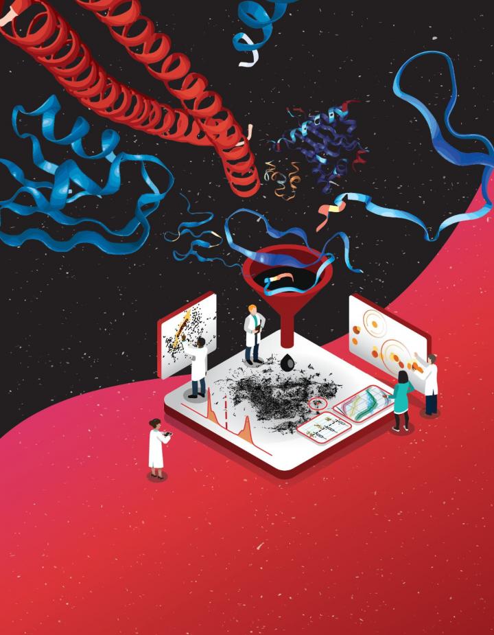 Wyss Institute researchers have created an approach to engineer proteins that uses deep learning, and moves a lot of laborious laboratory experiments to the computer. @ Klinsley Stocum