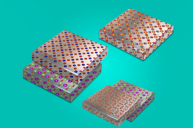 With a new technique, MIT researchers can peel and stack thin films of metal oxides — chemical compounds that can be designed to have unique magnetic and electronic properties. The films can be mixed and matched to create multi-functional, flexible electronic devices, such as solar-powered skins and electronic fabrics. @ Felice Frankel