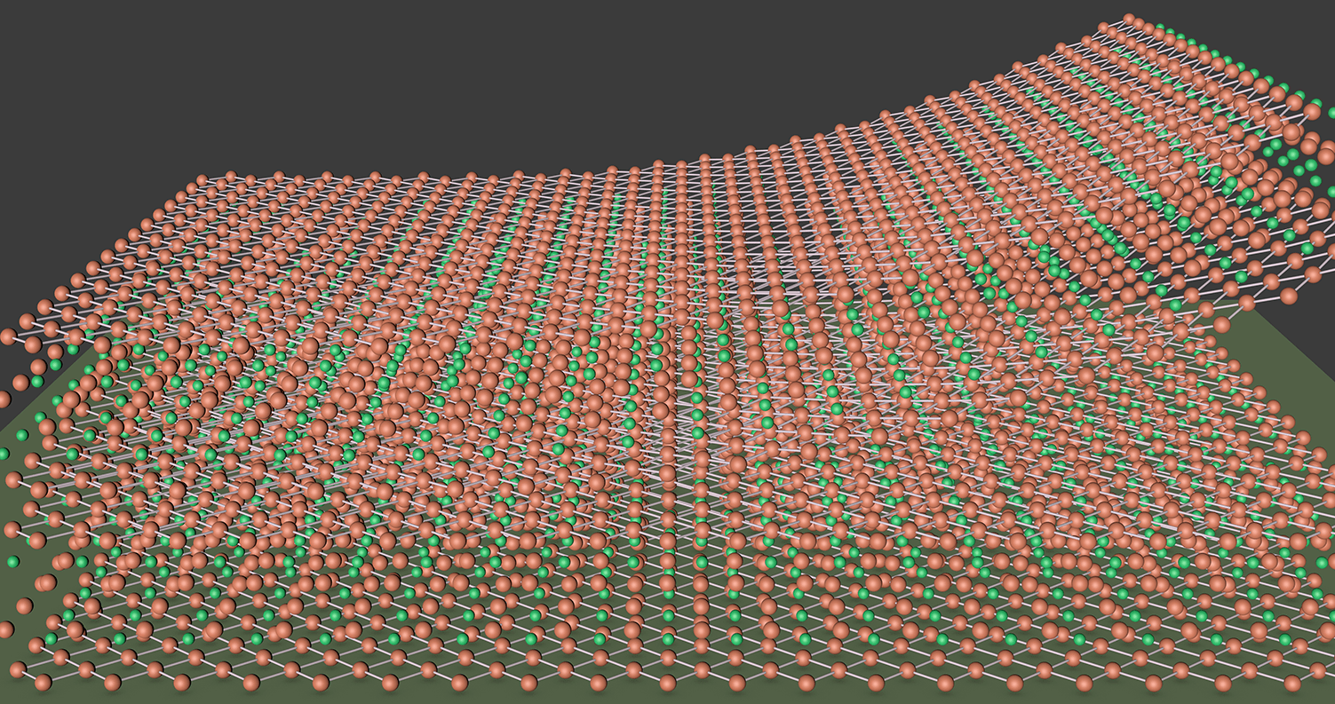 A material made at Princeton has highest electron mobility among known layered magnetic materials. Electrons inside the material, gadolinium tritelluride, are able to travel at high speeds with minimal scattering, reducing the heat dissipation of any electronic devices built from it. @ Shiming Lei