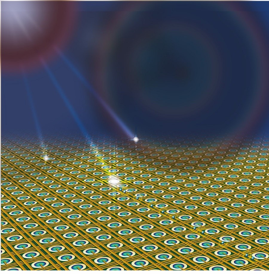 Researchers have developed the first megapixel photon-counting camera based on single-photon avalanche diode (SPAD) image sensors. The new camera can capture images in faint light at unprecedented speeds. @ Arianna M. Charbon, Kazuhiro Morimoto, Edoardo Charbon