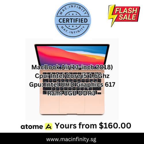 MacBook Air (13 inch 2018) Rose Gold | Apple Singapore Repair