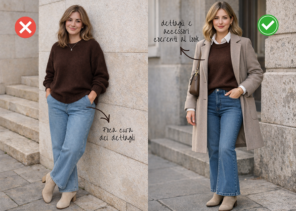 errori abbigliamento soluzioni