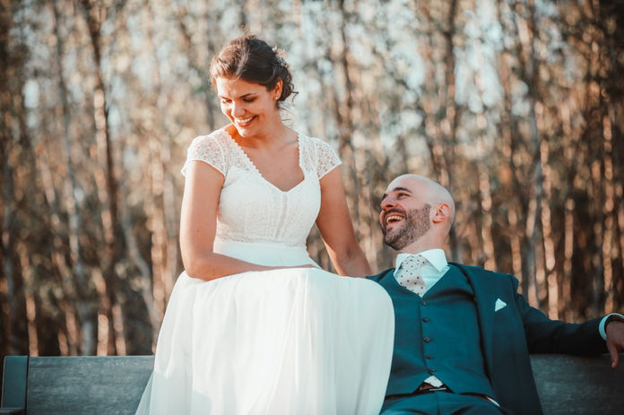 Schwarz Weiß Hochzeitsfotografie vom Hochzeitsfotograf in der Nähe 