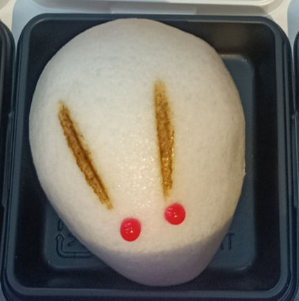 有明の月ウサギのお饅頭