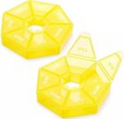 1 Weekly Pill Box Daily Organiser Medicine Tablet Storage Dispenser 7 Day Yellow