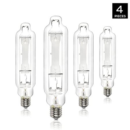 iPower 1000 Watt Metal Halide MH Grow Light Lamp Bulb 4 Pack 6000K