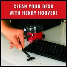 Henry The Hoover Desktop Vacuum Cleaner Mini For Table Desks Office Battery