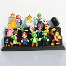 18 Pcs Super Mario mini Figure Cute Toys doll Action figures Collection Gift NEW