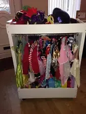 Dressing Up Rail on Castors Great for Childminders - Bright & Useful