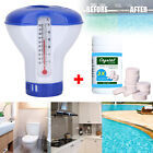 100 Chlorine Tablets Floating Chemical Dispenser Hot Tub Swimming Pool Cleaning