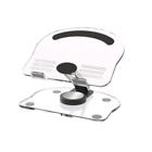 Acrylic Tablet Stand Desktop Foldable Holder 360� Rotation Base Clear Bracket F