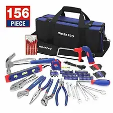 Tools Kit for Home Repair 156PC with Tool Bag, DIY Hand Tool Set -
