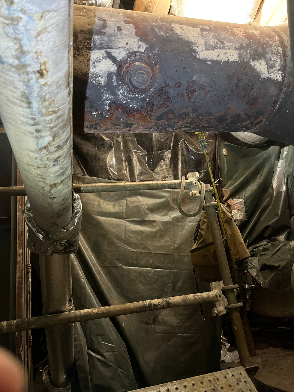 Laser Cleaning Heavy Industrial Area