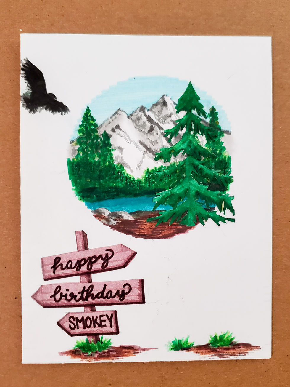 Happy Birthday Card - Outdoors Version
