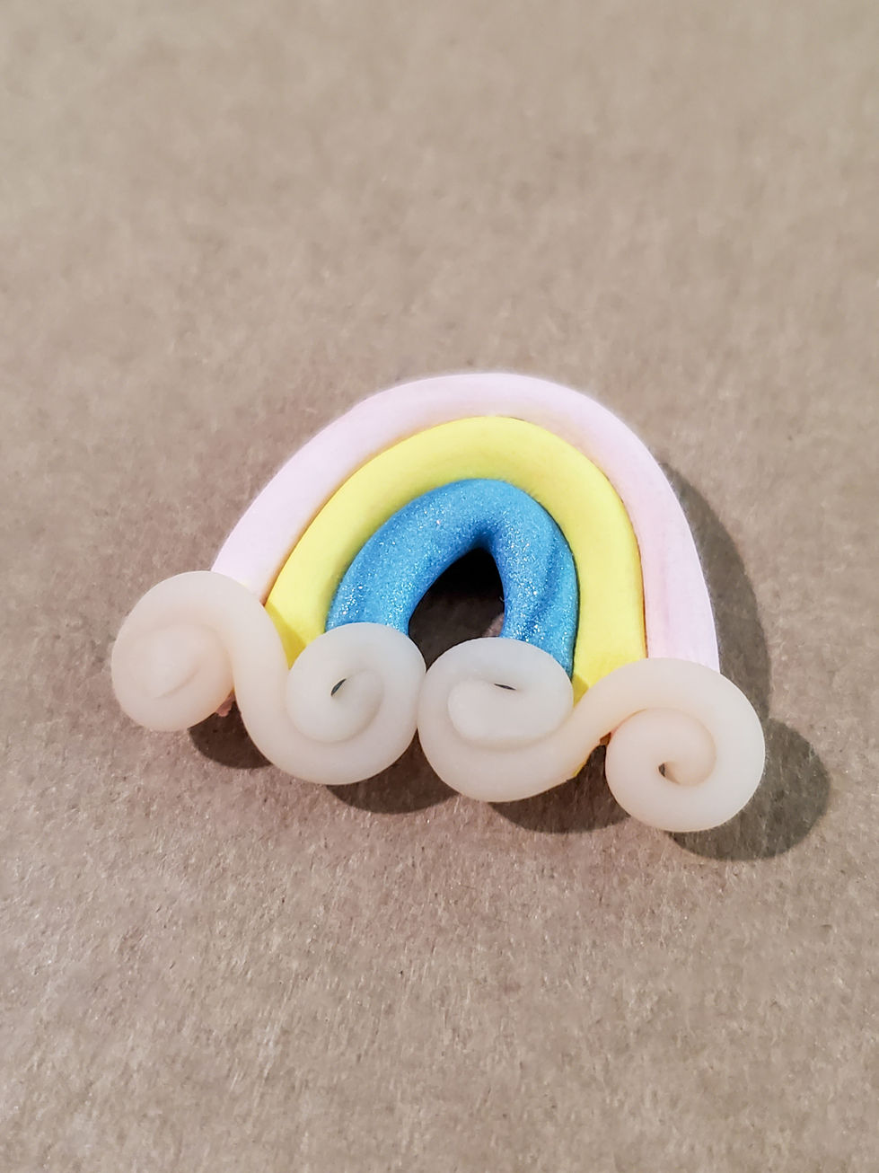 Rainbow Polymer Clay Creation