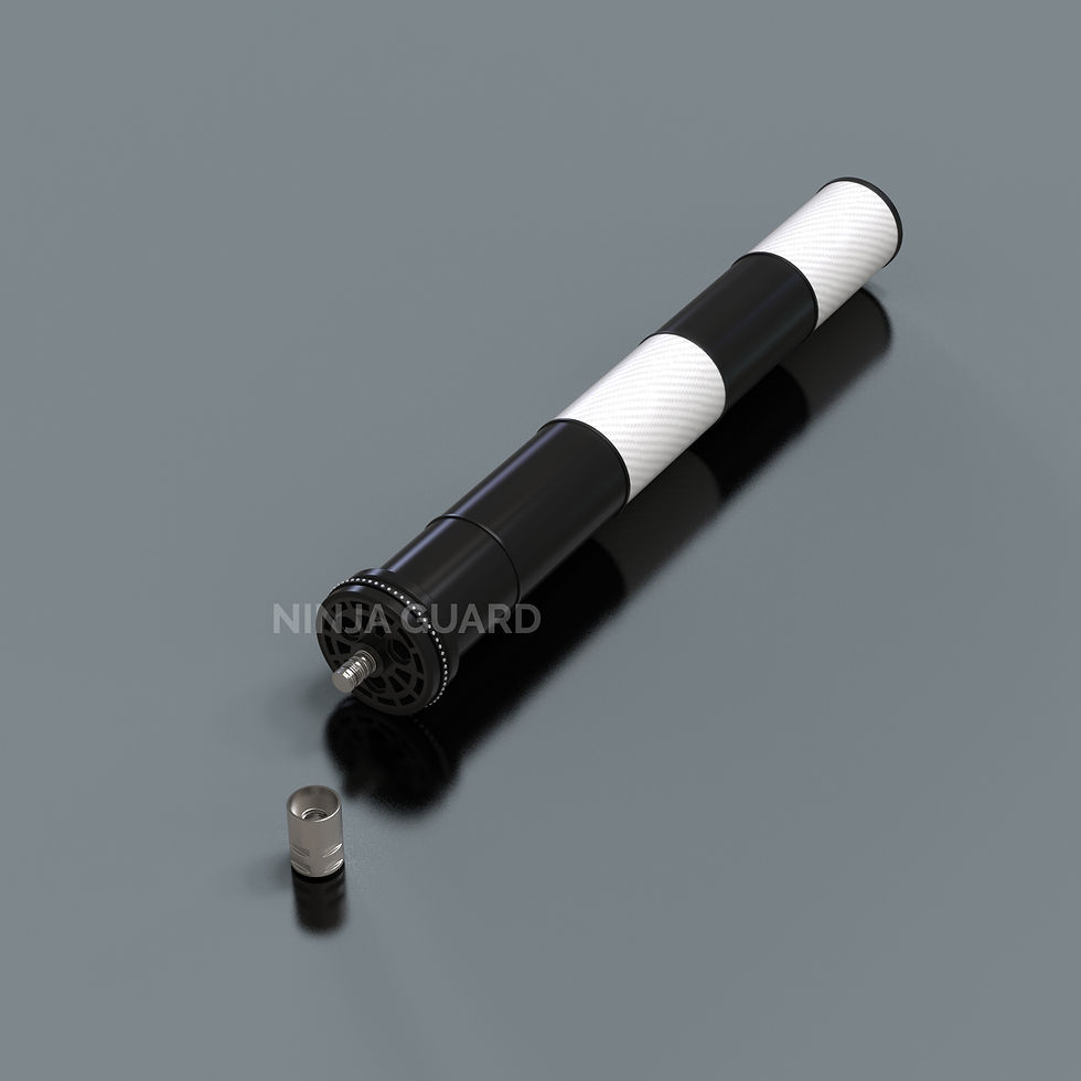 Thumbnail: 12CM Flexible Bollard-Black colour