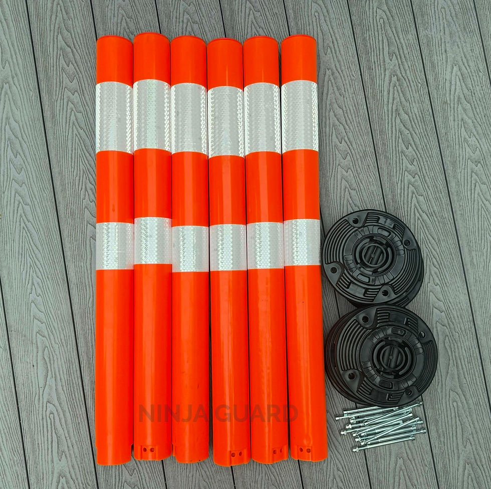 Thumbnail: Flexible Lane Delineator-Orange colour