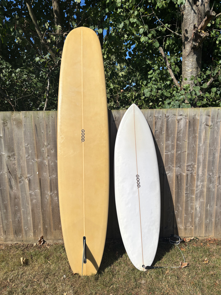 9'5 Custom resin tint PU polyola traditional single fin longboard 6'0 twin pin high performance shortboard