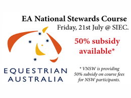 EA National Stewards Course (Vaulting) Friday, 21st July