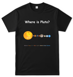 Where is Pluto T Shirt