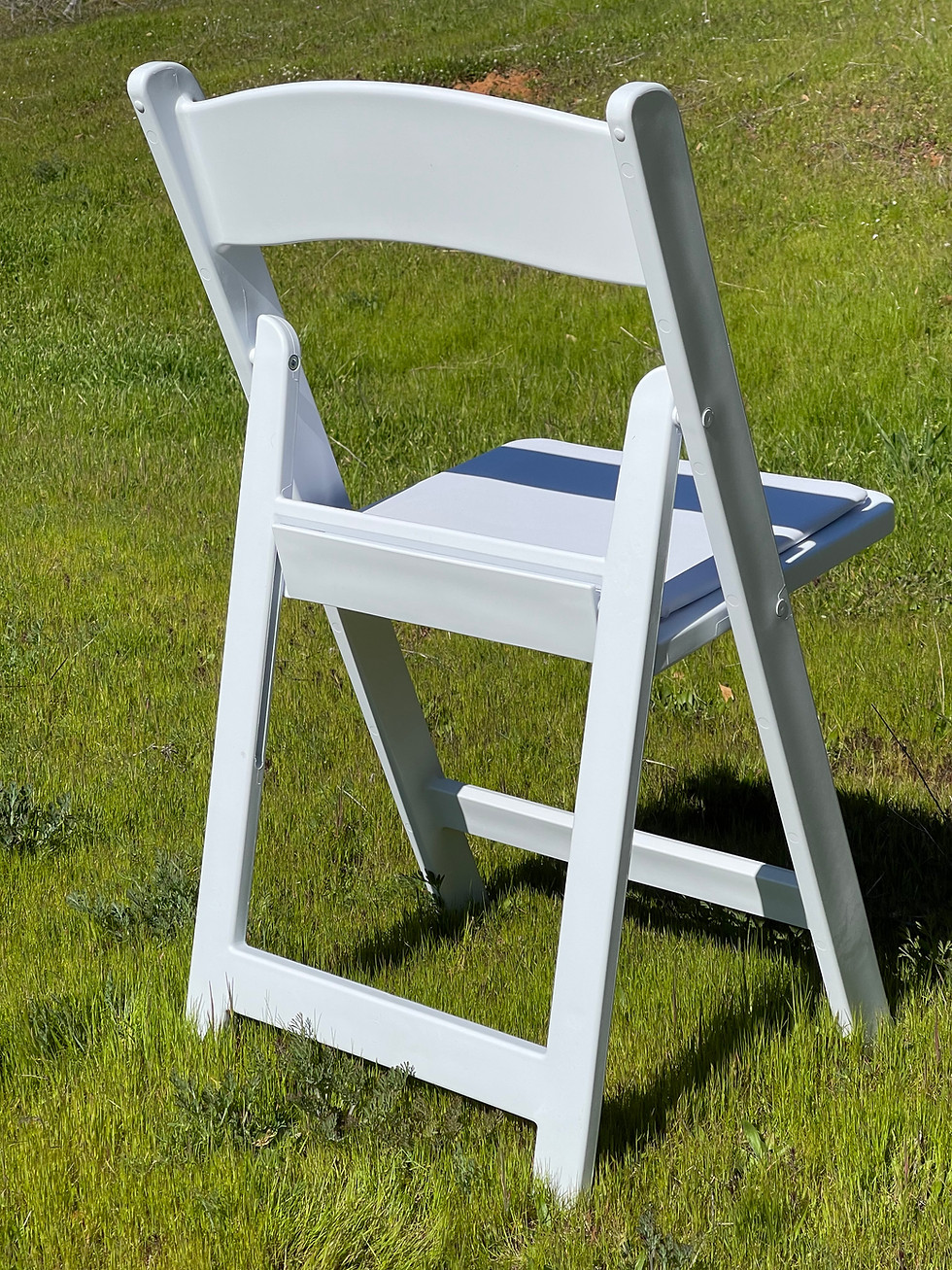 Thumbnail: White Event Style Folding Chair