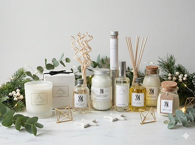 Christmas candles and diffusers