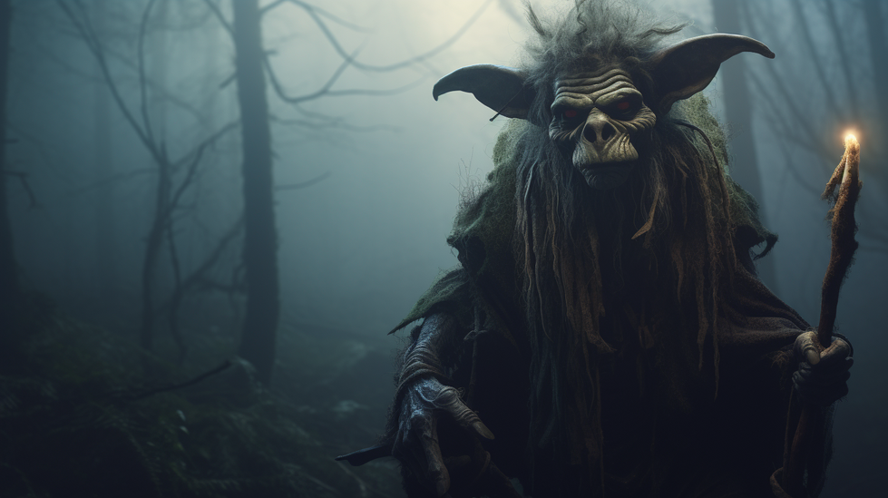 dunc6913_a_goblin_shaman_surrounded_by_fog_in_a_forrest_magic_p_5bba45ab-6c22-48f5-8255-2b7268c1bf46