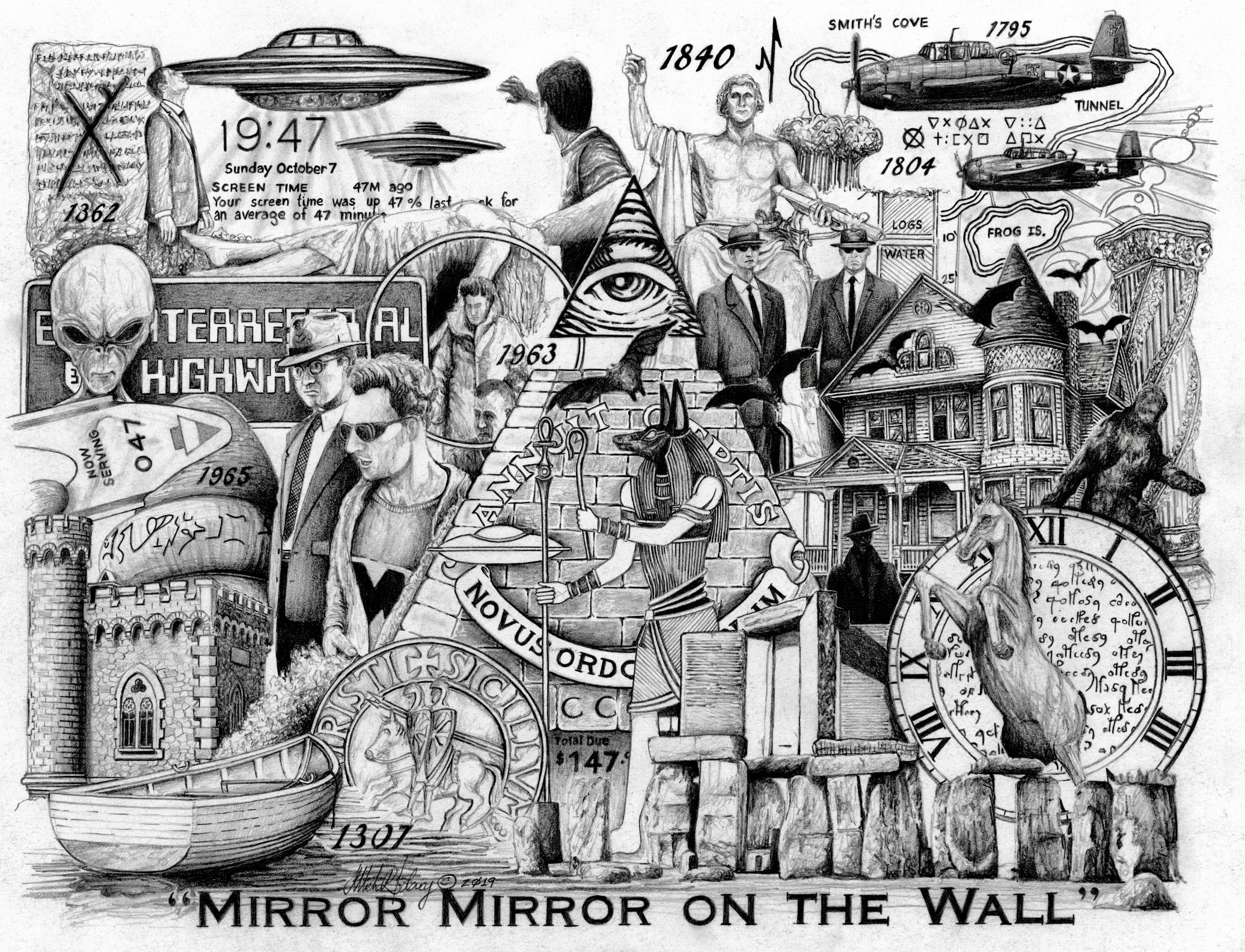"Mirror Mirror on the Wall" Artist Proof 2019